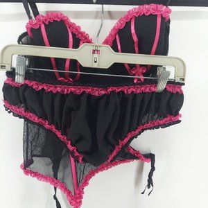 Victoria Secret Lingerie Lace Set Large